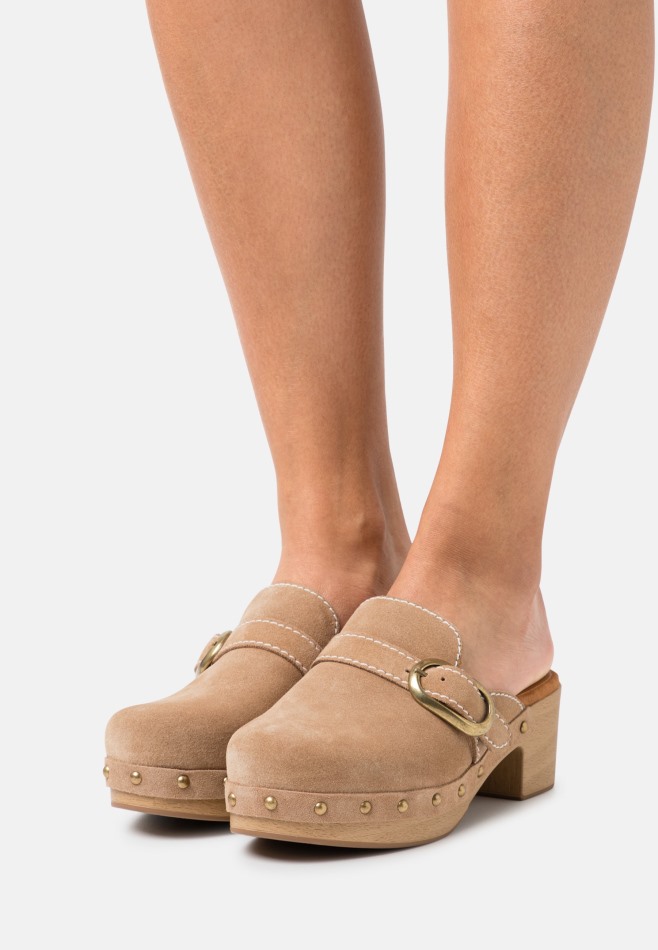 Sabots Rose Foncé/nude Gabor | Exclusif